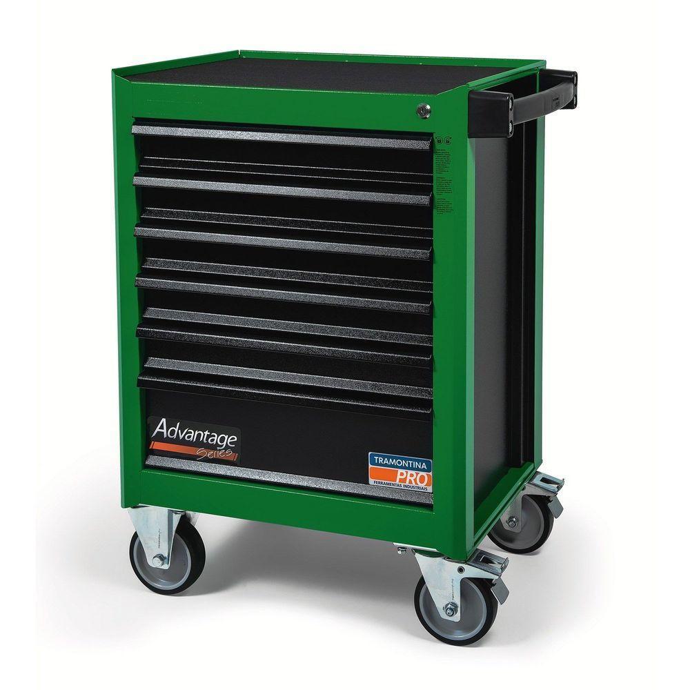 Carro Para Ferramentas 6 Gavetas Tramontina Pro Verde Tramontina - 1
