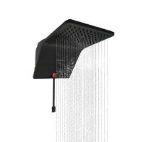 Chuveiro Ducha Eletrônica Ducali Preta 5500W Grande Espalhador Jato Obediente Zagonel 110V - 1