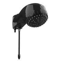 Chuveiro Ducha Top Banho 4 Temperaturas Preta 5500 Watts - Efeito Hidromassagem 110V - 1