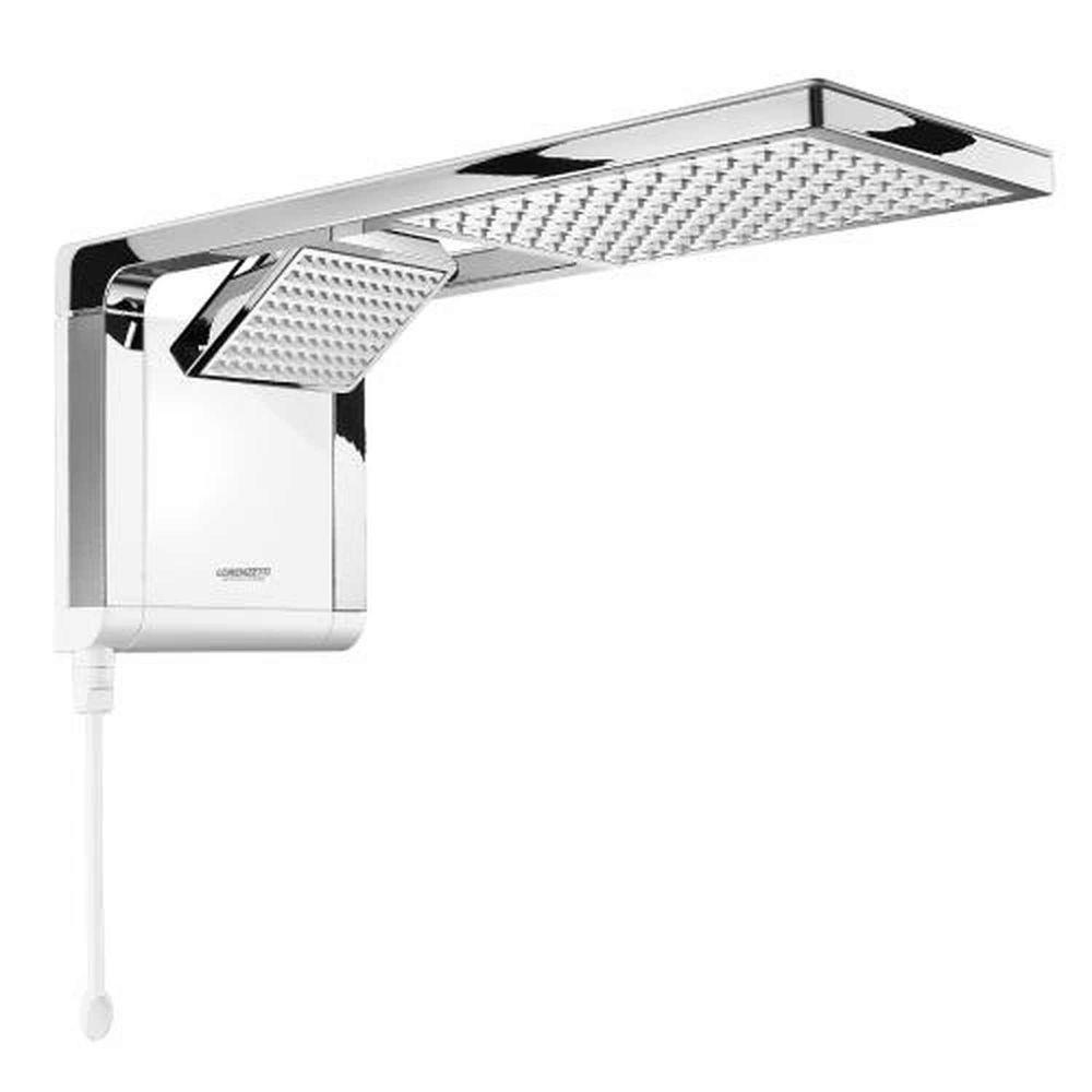 Chuveiro Ducha Acqua Duo Branca-cromada 5500W Lorenzetti Chuveiro Ducha Em Um Produto 110V - 1