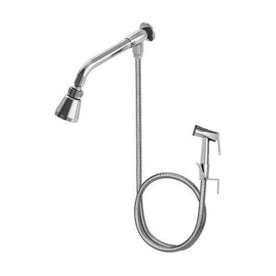 Chuveiro Cromado Com Desviador E Chuveiro Ducha Articulada 1,20m - Real Metais