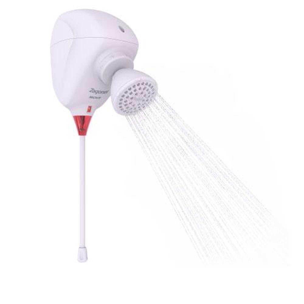 Chuveiro Ducha Eletrônica Move 7500 Watts Branca - Jato Direcionável E Temperatura Progressiva 220V - 1