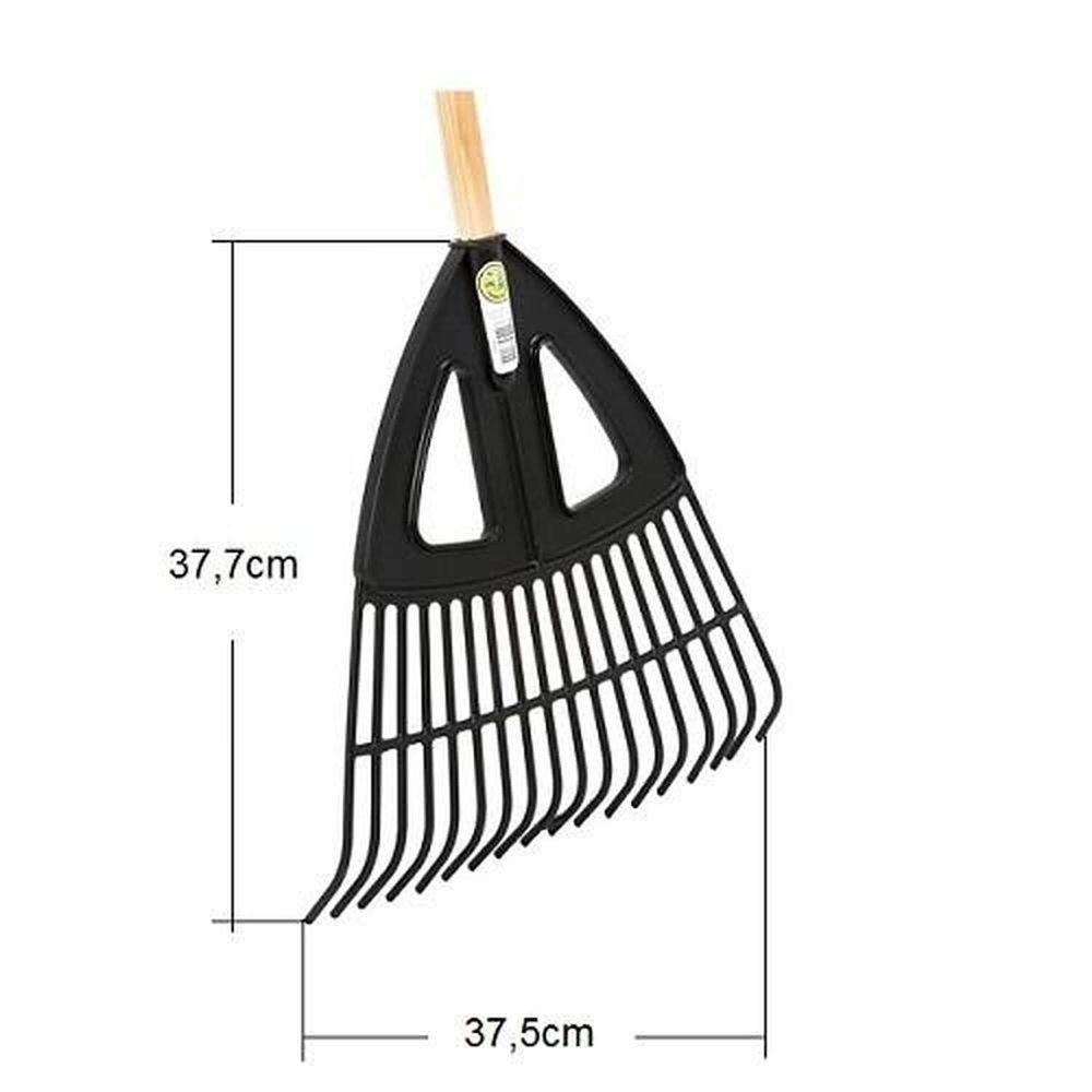 Vassoura Plástica Para Jardim 18 Dentes Com Cabo 120cm - Tramontina - 2