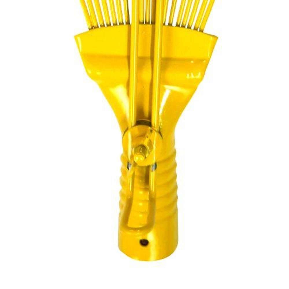 Vassoura Aço Arame 18 Dentes Com Cabo Para Jardim - Dtools 21626 - 2