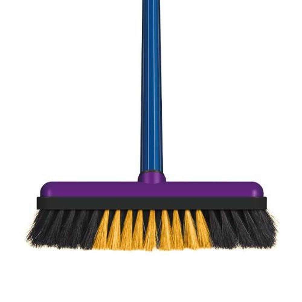 Vassoura Extra Macia Para Pisos Delicados - Cerdas Extra Macias - Com Cabo - 1