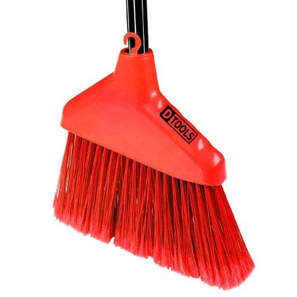 Vassoura Doméstica Angular 14x4x26cm Com Cabo - Dtools - 1