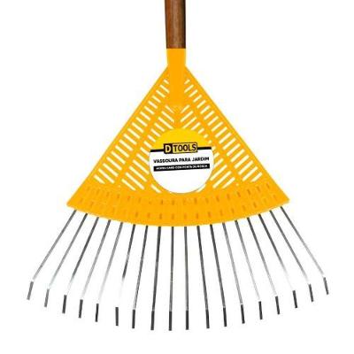 Vassoura Para Grama Com Palheta Em Aço 380mm - Dtools