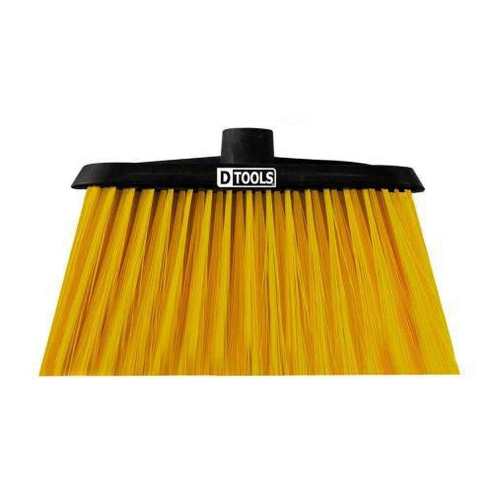 Vassoura Doméstica Plástica Noviça Com Cabo De Madeira 140x40x260mm - 1