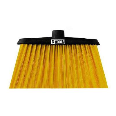 Vassoura Doméstica Plástica Noviça Com Cabo De Madeira 140x40x260mm