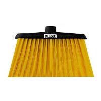 Vassoura Doméstica Plástica Noviça Com Cabo De Madeira 140x40x260mm - 1