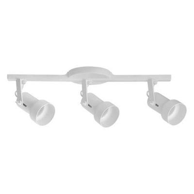 Trilho Spot Caneca Branco 3 Spots E27 50cm - Opl Uv Resistente