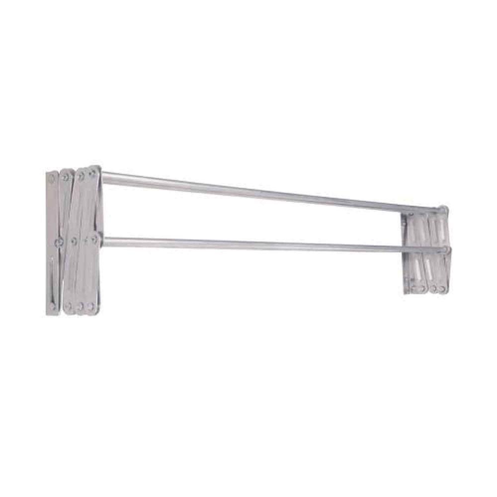 Varal Sanfonado De Alumínio 80cm Para Roupas - Mor - 2