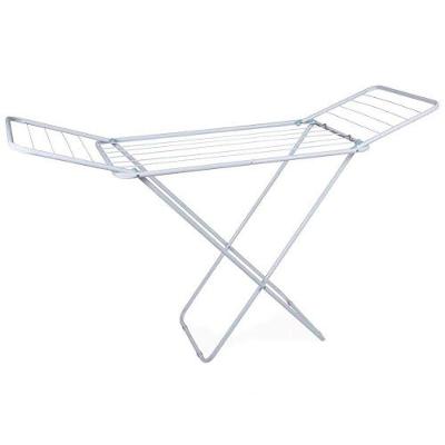 Varal De Chão Com Abas 144x49cm Branco - Estrutura Em Aço - Mor