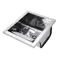 Tanque Inox 23 Litros Sobrepor Alto Brilho - Docol 44x51,5x26cm - 1