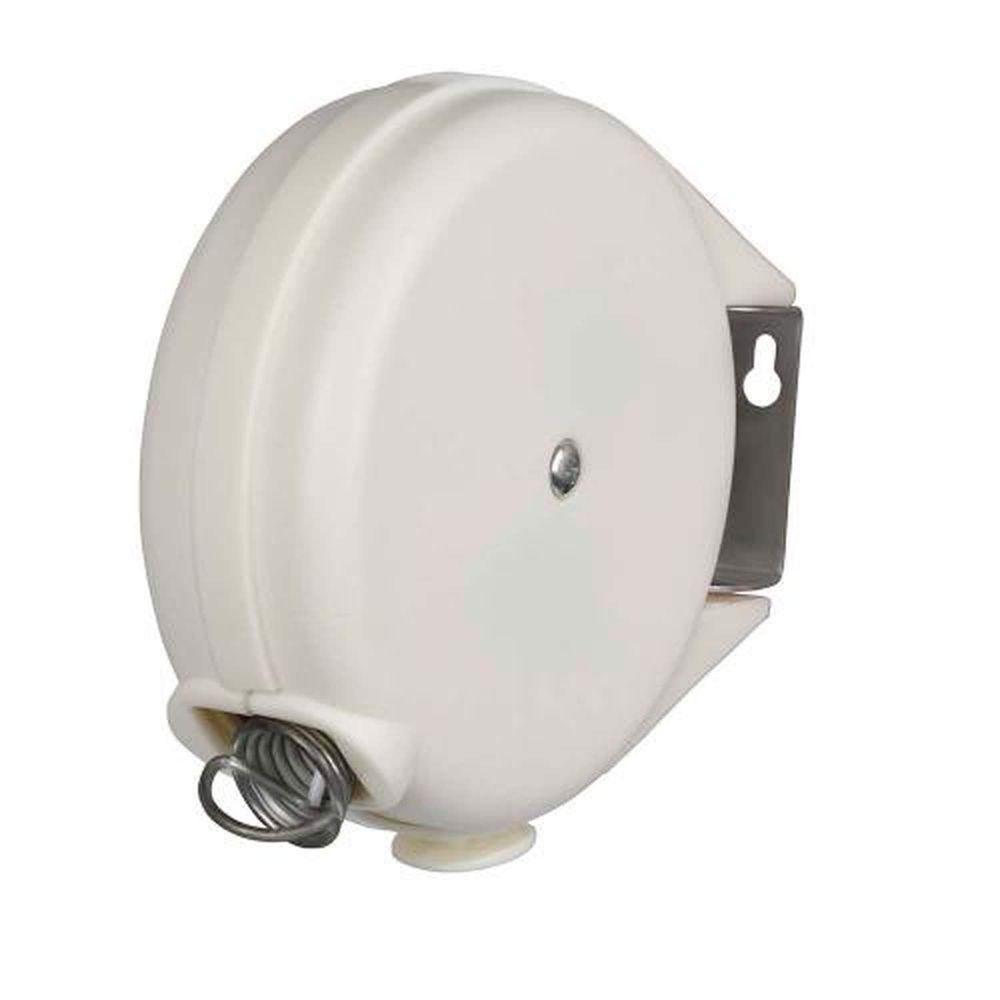 Varal Retrátil 12 Metros De Corda Em Abs - Estrutura Móvel Para Parede - 2