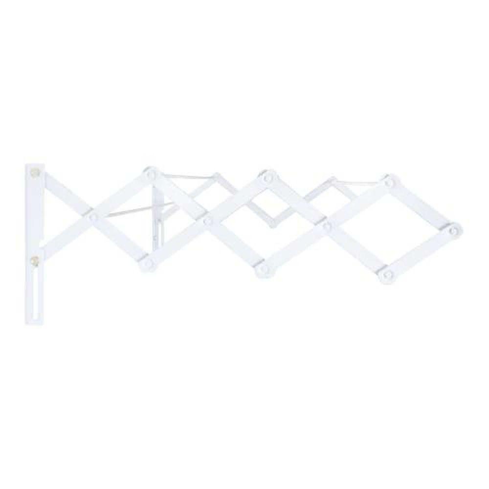 Varal Sanfonado 80cm Em Aço Pintura Epóxi - Capacidade 8 Kg - Mor - 3