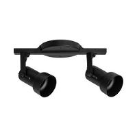 Trilho Spot Caneca Preto 2 X E27 30cm - Kit Iluminação Residencial - 1