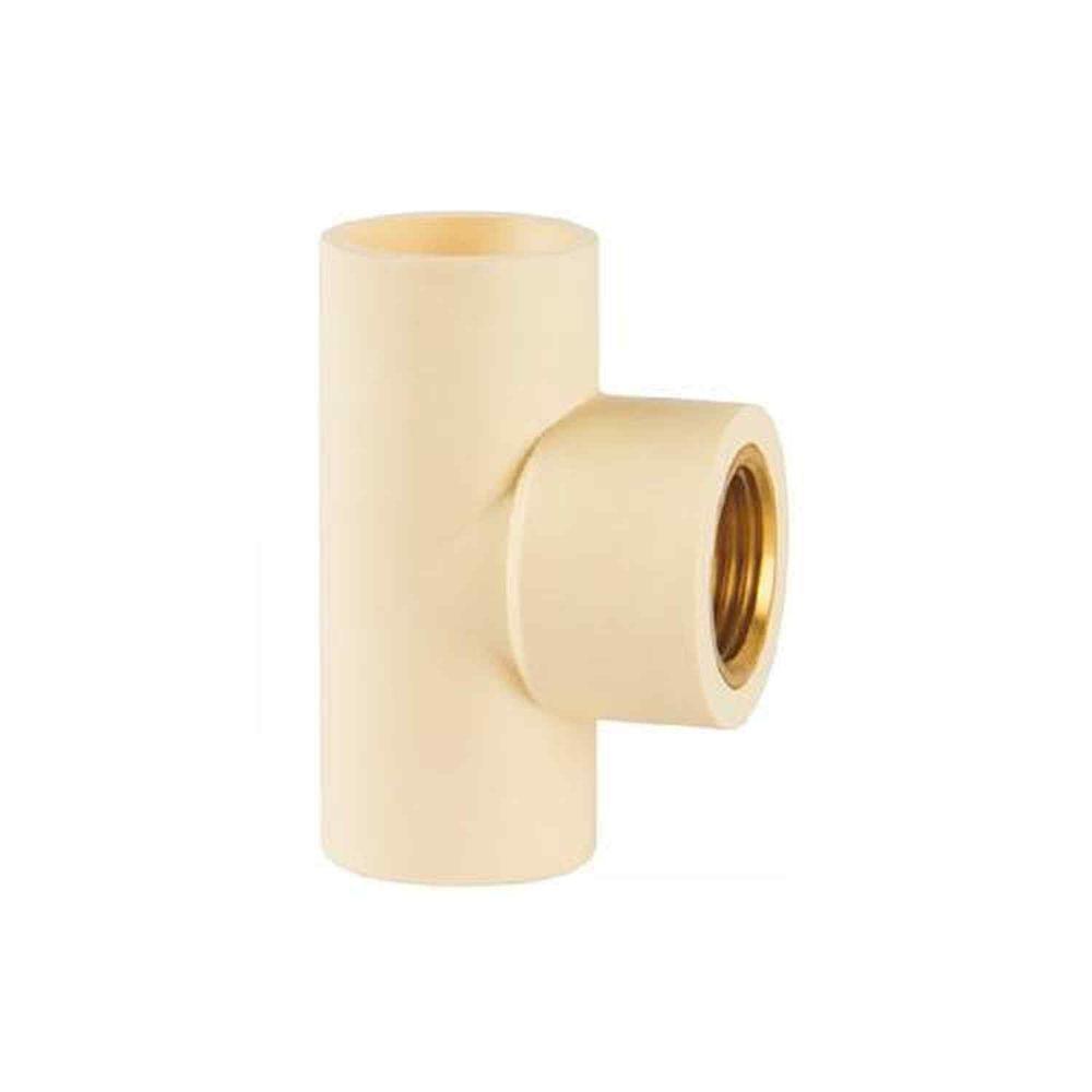 Tee De Transição Cpvc Dn15mm X 1-2'' Para água Quente-fria - Amanco - 1