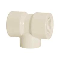 Tee Com Rosca Redução 1.1-2'' X 3-4'' Pvc 6,3 Pn 750 Kpa - Amanco - 1