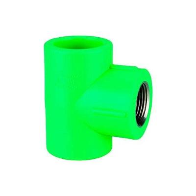 Tee Ppr 20x1-2 Com Inserto Metálico - Amanco - água Quente E Fria