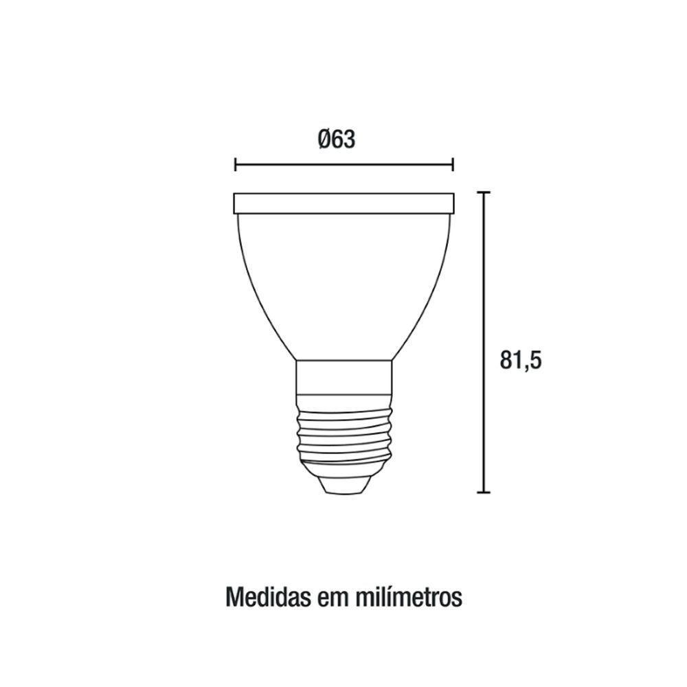 Lâmpada Led Par20 4,8w 420lm - Blumenau Iluminação 6500k Luz Branca - 2