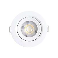 Spot Led Redondo 7 Watts 6500k Bivolt Durax - 11,3cm X 11,3cm - Iluminação Ambientes Internos - 1