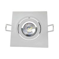 Spot Led Quadrado 3 Watts 6500k Bivolt - Iluminação Ambiente - 1