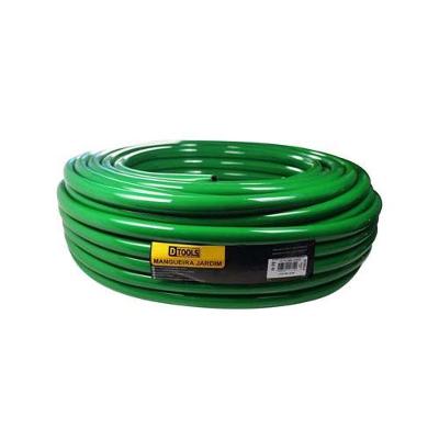 Mangueira Jardim Flexível 3-4'' 50 Metros Verde - Pvc Dupla Parede - Dtools