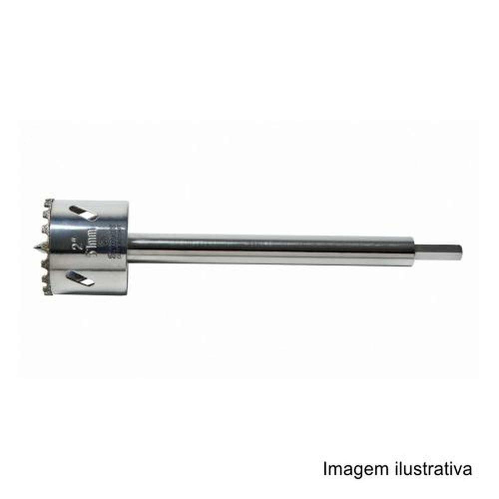 Serra Copo Diamantada 60mm X 2.3-8'' Starrett - Haste 150mm - Alta Performance - 3