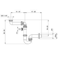 Sifão Simples Compacto Tramontina Polipropileno Pias Cubas Tramontina - 3