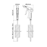 Pistola Para Ar Comprimido Com Mangueira Tramontina Tramontina - 2