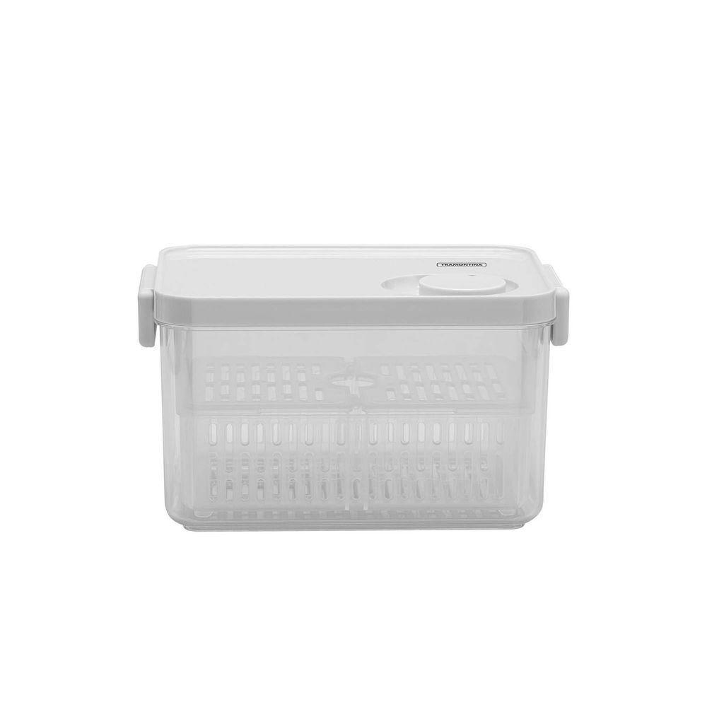 Pote Organizador De Geladeira Tramontina Organizzare Com Controle De Umidade 2,8 L Tramontina - 1