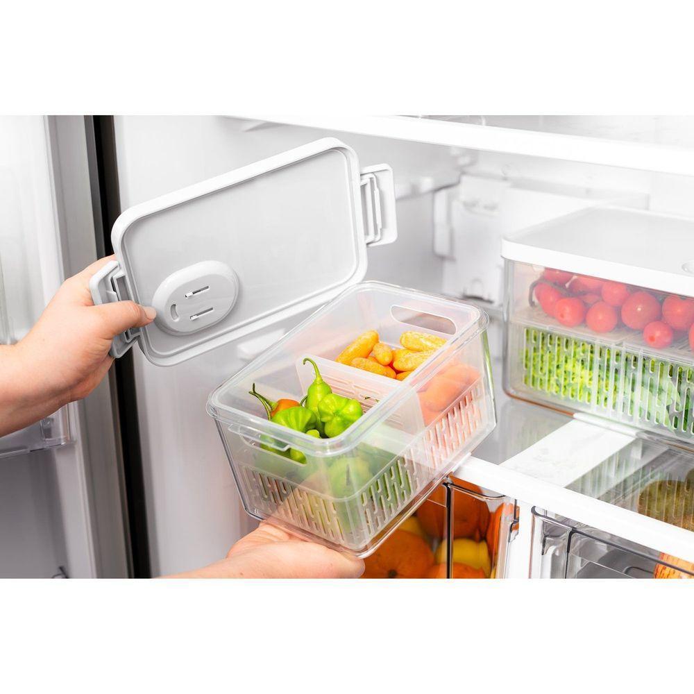 Pote Organizador De Geladeira Tramontina Organizzare Com Controle De Umidade 2,8 L Tramontina - 4