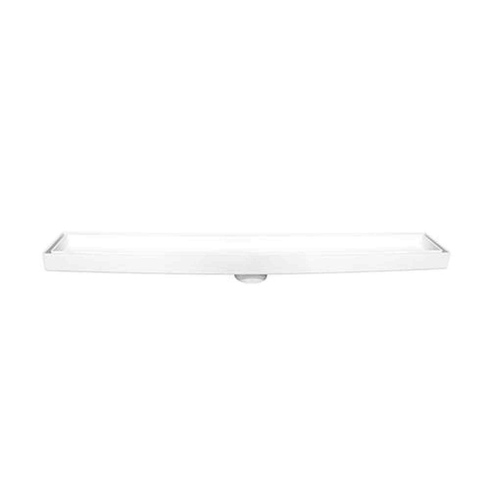 Ralo Oculto Linear 5 X 90cm Branco - Para Tráfego De Pedestres - 1