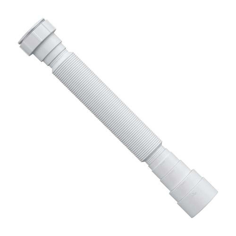 Sifão Universal Branco Pvc 74cm - Encaixe Universal 38-40-48-50mm - 1