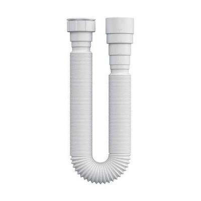 Sifão Universal Branco Anel Pvc 1,50m - Encaixe Universal 38-40-48-50mm