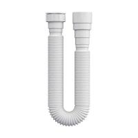 Sifão Universal Branco Anel Pvc 1,50m - Encaixe Universal 38-40-48-50mm - 1