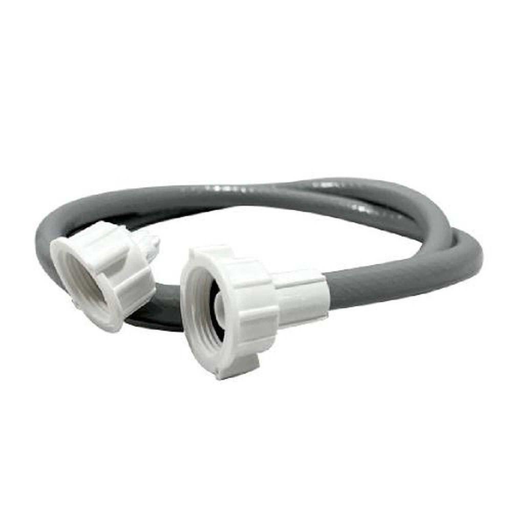 Mangueira Entrada Máquina 1,20 Metros Reforçada Cinza - Dtools - 1