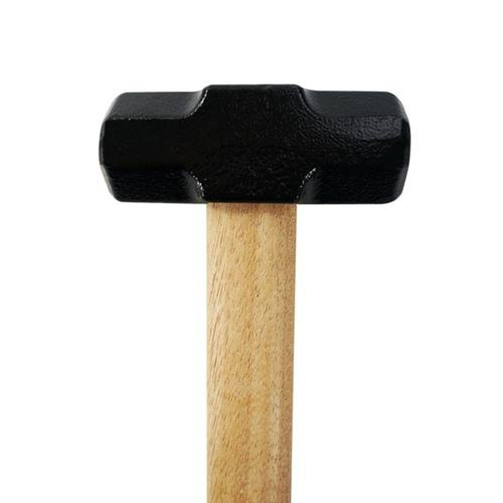 Marreta 1kg Aço Nodular Cabo Madeira - Ideal Para Quebrar Pedras E Concretos - 2