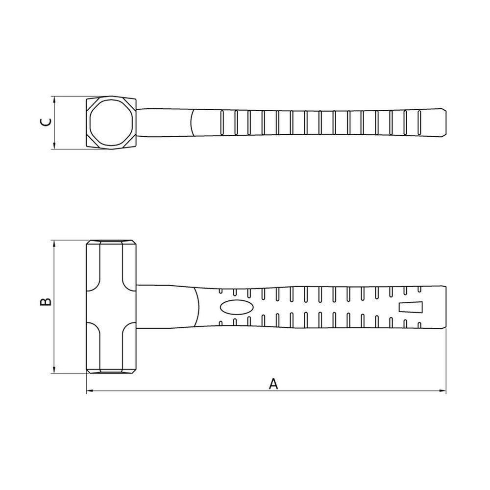 Marreta Oitavada Cobre-berílio 450 G Tramontina Pro Tramontina - 2
