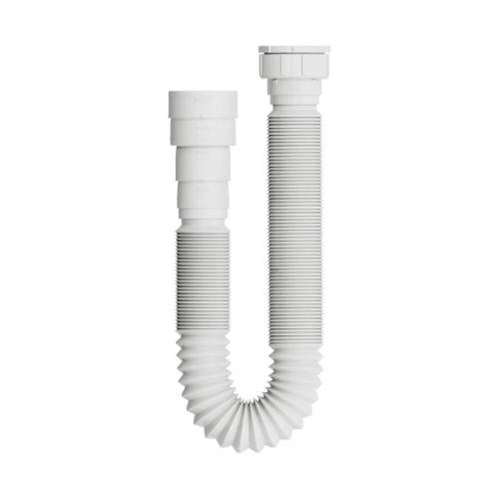 Sifão Universal Branco Pvc 1,10m Extensível - Blukit - 1
