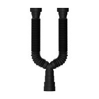 Sifão Universal Black Duplo Anel Pvc 22051 - Blukit - 1