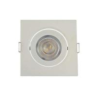 Spot Led Quadrado 7 Watts 3000k Bivolt Para Iluminação Direcionada - Uso Residencial E Comercial - 1