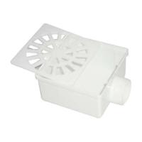 Ralo Seco Quadrado 100x52x40mm Pvc Branco - Amanco - 2