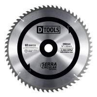 Serra Circular 14'' 60 Dentes Vídea Para Madeira - Dtools 350mm - 1