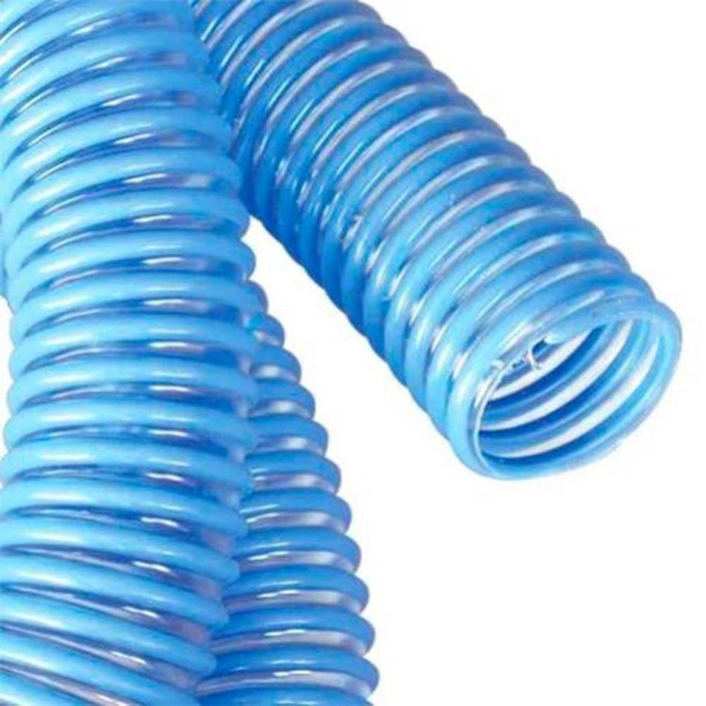 Mangueira Piscina Azul Transparente 1.1-2'' 25 Metros Resistente Aos Raios U.v Variação Temperatura - 2