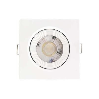 Spot Led Quadrado 7 Watts 6500k Bivolt - Iluminação Branca Fria