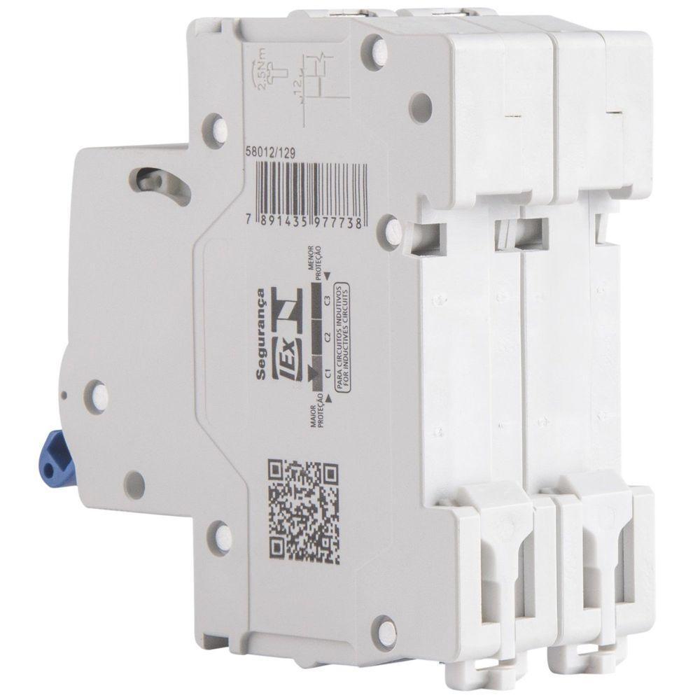 Minidisjuntor Tdj5-2c63 2 P 63 A 4,5 Ka Curva C Tramontina Tramontina - 8