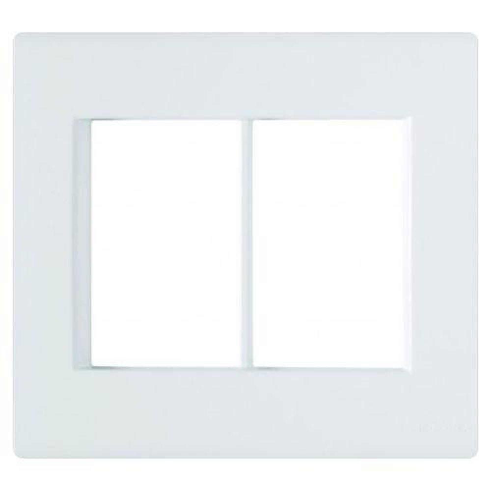 Espelho 4x4 06 Módulos Branco - Linha Liz Tramontina - 1