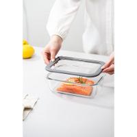 Pote De Vidro Tramontina Vittra Retangular Com Tampa Hermética De Silicone 1,05 L Tramontina - 3